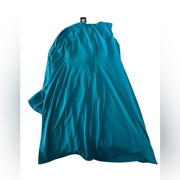 NWT Halston Women’s Daniela Jersey Side Twist Mini Dress in Blau in size 8 - Picture 6 of 9